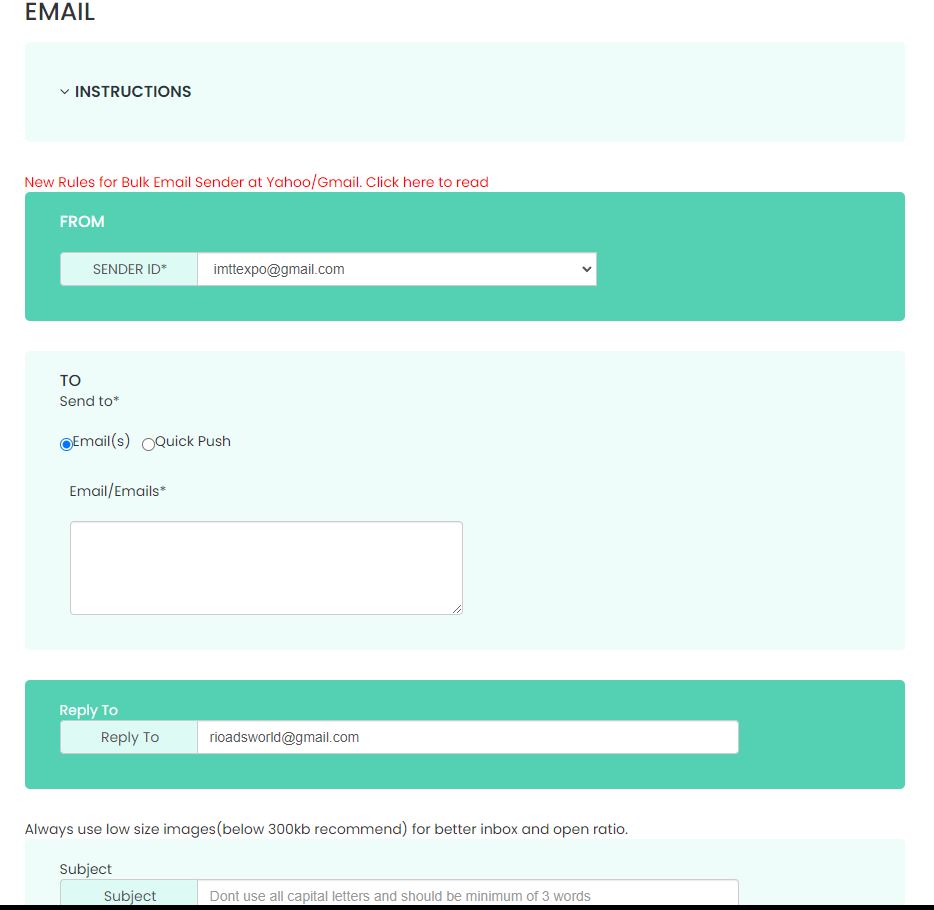 Bulk Email