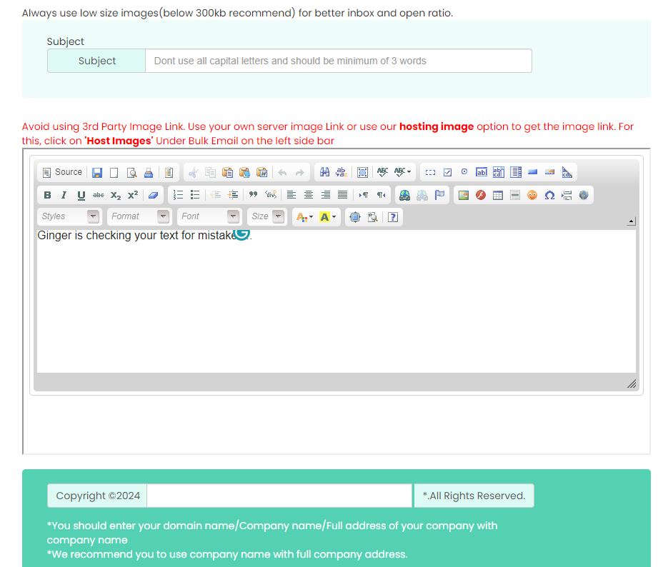 Bulk Email